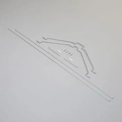 E-flite Pushrod Float Wire Set: 1.2m Clipped Wing Cub