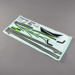 E-flite Decal Sheet: HAVOC Xe 80mm EDF Sport Jet