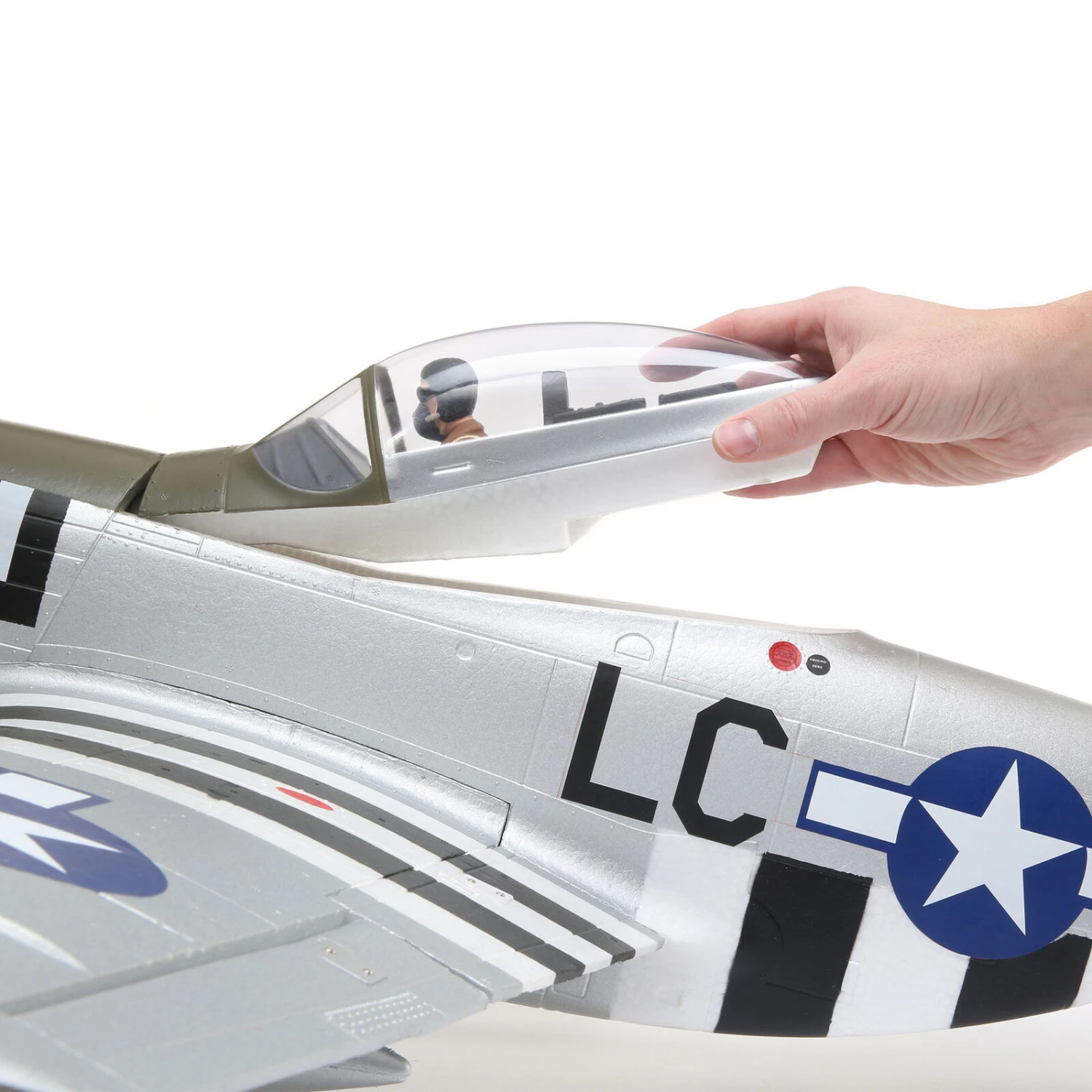 E-flite P-51D Mustang 1.2m BNF Basic with AS3X and SAFE Select - Image 10