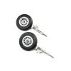 E-flite Main Gear Strut with Wheels: F-4 Phantom II 80mm